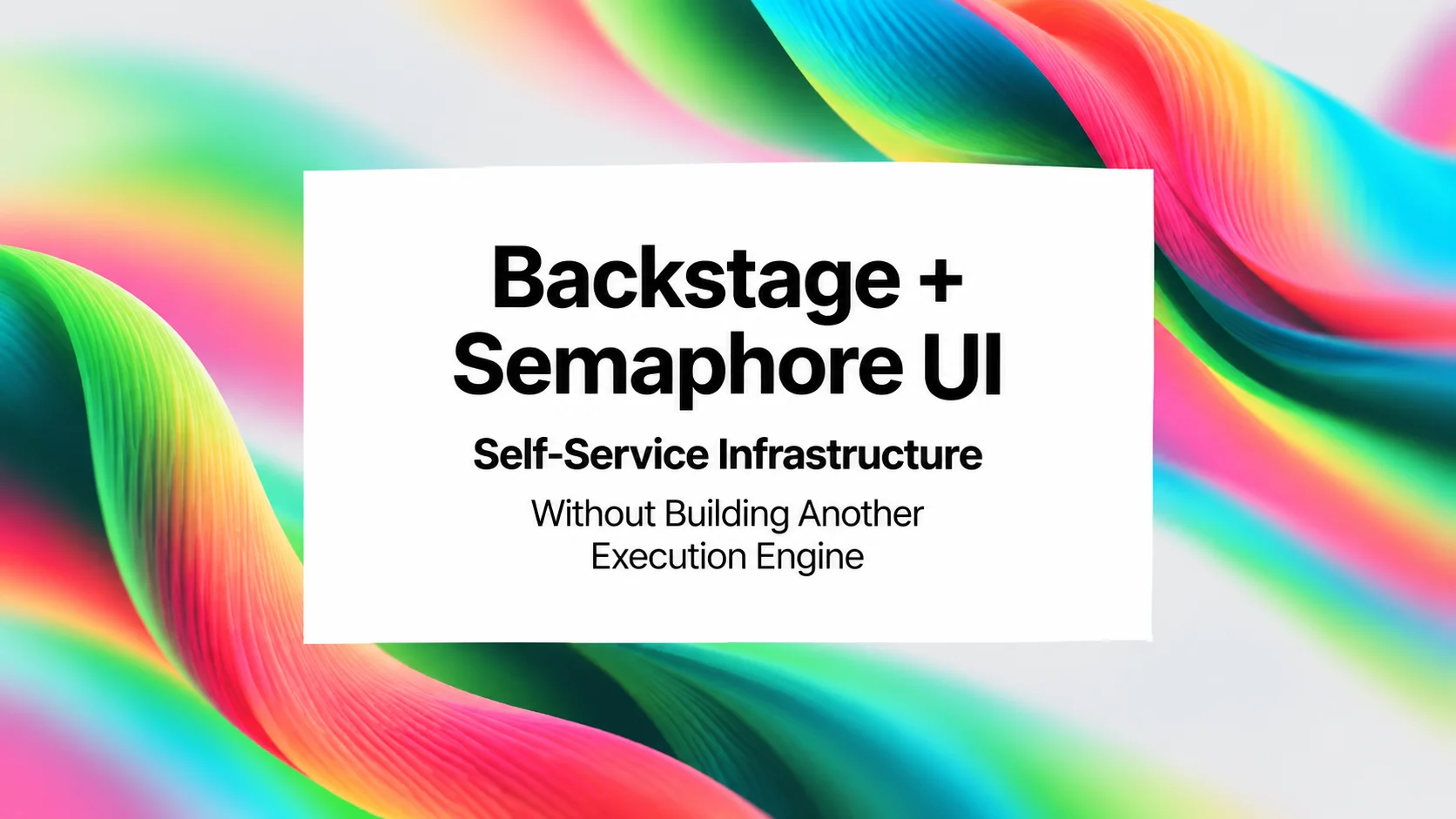 Snippet for backstage-with-semaphore