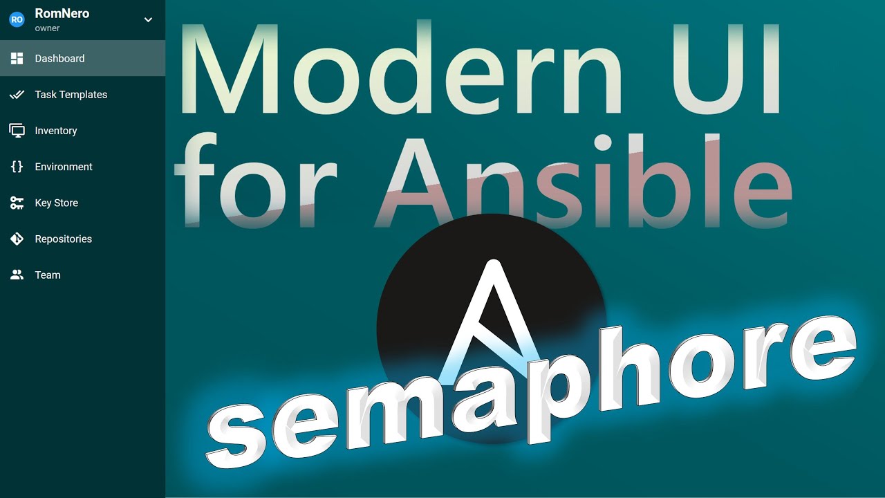 Video tutorial about using Semaphore UI as a simple UI for Ansible automation